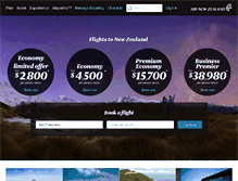 Tablet Screenshot of airnewzealand.com.hk